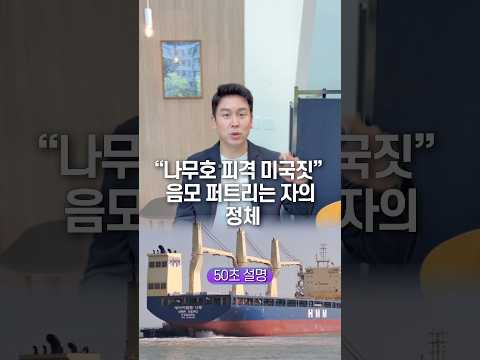 “나무호 피격 미국짓” 음모 퍼트리는 자의 정체, 50초 안에 설명하기 thumbnail