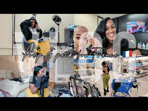PREP + PACK WITH ME FOR MY TRIP ...IM GOING BACK TO FRANCE !! thumbnail