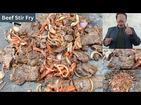 Beef Stir Fry Recipe | How to make beef stir fry recipe | Beef Strips | Easy and Delicious thumbnail
