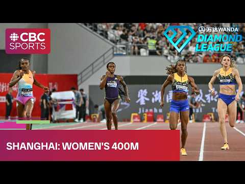 TURNING ON THE JETS in women's 400m at season-opening Diamond League meet in Shanghai | #CBCSports thumbnail