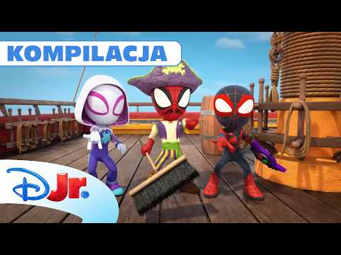 🕷️🆚👺Pajączki kontra Złole | Spidey i super-kumple | Disney Junior Polska thumbnail