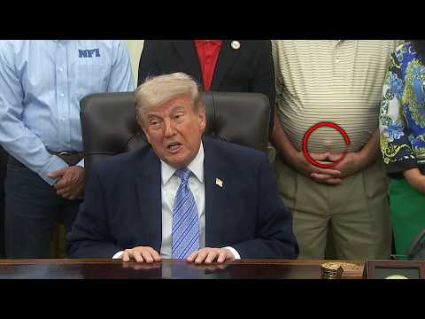 Man's Belly Button Steals Show At President Trump's Press Conference thumbnail