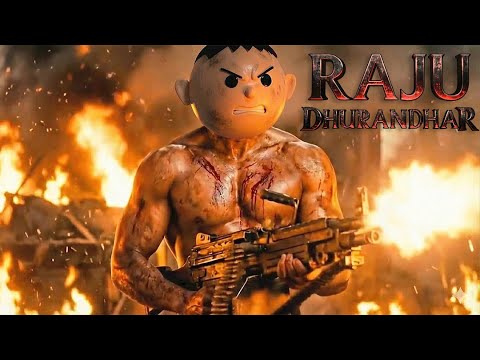 RAJU DHURANDHAR (राजू धुरंधर ) MSG TOONS Comedy Funny Video thumbnail