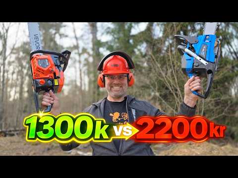 1300kr vs 2200kr - Är Vevor och Biltema samma motorsåg? thumbnail