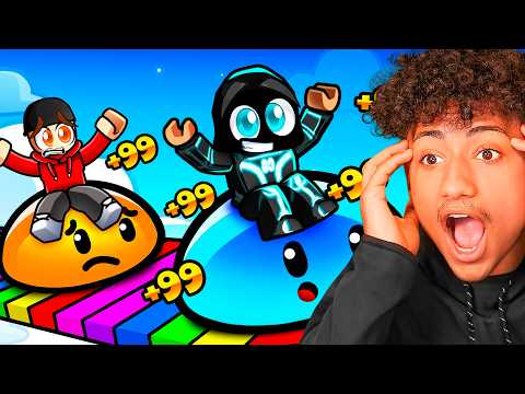 Noob to PRO in Dumpling Squishy Race! thumbnail