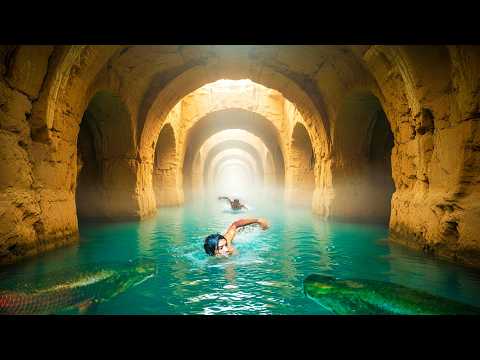 Building The Most Amazing Underground Tunnel Swimming Pool House by Ancient Skills thumbnail