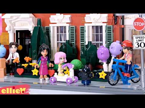 A buildable dollhouse with working lights! Lumibricks Redbrick Row House build & review thumbnail