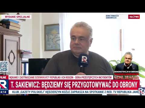 NA ŻYWO! POLICJA WTARGNĘŁA DO DOMU TOMASZA SAKIEWICZA! Skuli asystentkę thumbnail