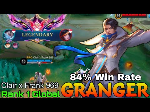 84% Win Rate Granger Legendary Gameplay - Top 1 Global Dyrroth by Clair x Frank 969 - Mobile Legends thumbnail