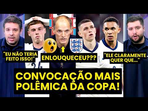 VAI DAR MER%@??? "Gente, essa CONVOCAÇÃO da INGLATERRA para a COPA..." | PALMER, FODEN E ARNOLD FORA thumbnail