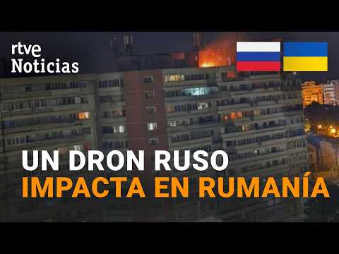 El GOBIERNO RUMANO ACHACA el ATAQUE con DRON a la OFENSIVA RUSA contra UCRANIA | RTVE Noticias thumbnail