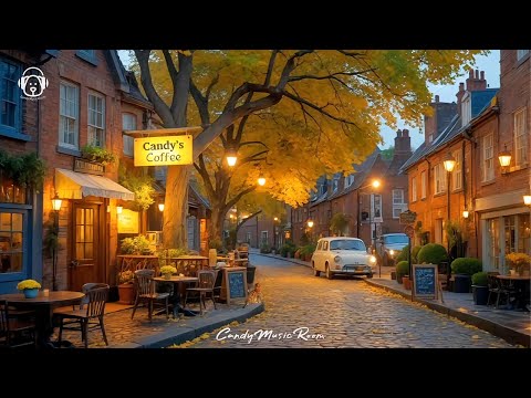 Autumn Evening Outdoor Café | Smooth Jazz & Relaxing Outdoor Café Sounds for study, work, focus thumbnail