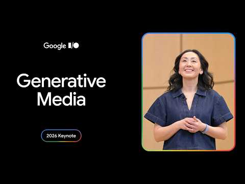 Generative Media | I/O 2026 Keynote thumbnail