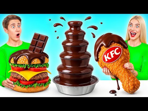 Desafío De Fuente De Chocolate | Recetas de Comida Divertidas por Multi DO Challenge thumbnail