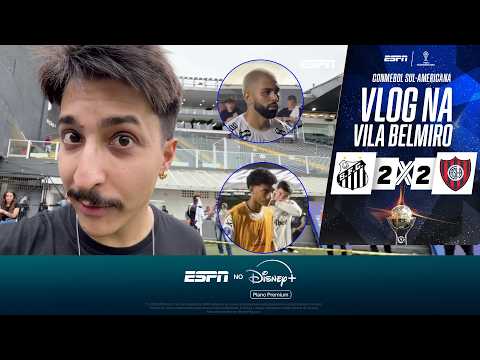 SANTOS 2X2 SAN LORENZO: ATMOSFERA INSANA DOS ARGENTINOS, FRUSTAÇÃO DO PEIXE E PROTESTOS! | VLOG ESPN thumbnail