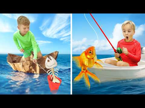 Fishing boat challenge and other outdoor activities for kids thumbnail