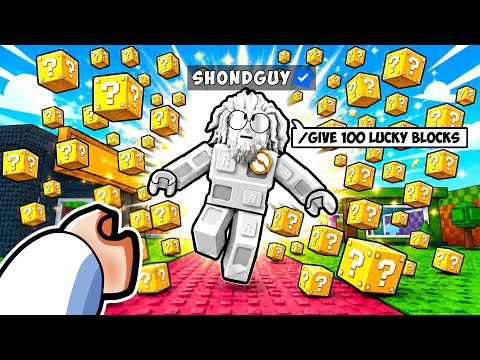 Aku Dikasih OWNER ASLI Kick a Lucky Block 100 SECRET LUCKY BLOCK! thumbnail