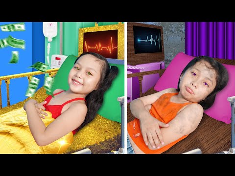 Rich vs Poor Parents in Hospital | Funny Tricks and Tips in Hospital Part 2 By T FUN thumbnail
