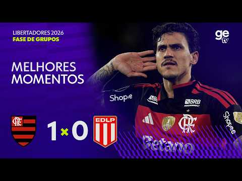 FLAMENGO 1 X 0 ESTUDIANTES | MELHORES MOMENTOS | CONMEBOL LIBERTADORES 2026 | ge tv thumbnail