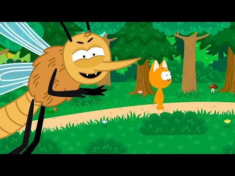 El Gatito Kote | ¡Mosquito, vuela ya! | Canción divertida sobre bichitos para niños thumbnail