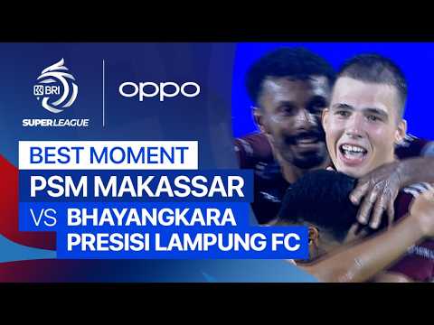 Best Moment PSM Makassar vs Bhayangkara Presisi Lampung FC | BRI Super League 2025/26 thumbnail