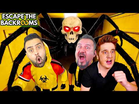 EKİP TUHAF ÖRÜMCEKDEN KAÇIYOR! | ESCAPE THE BACKROOMS OYNUYORUZ bölüm 4 thumbnail
