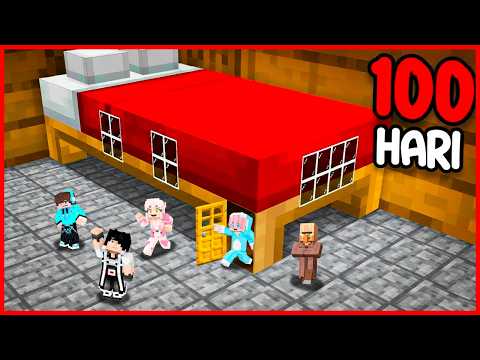 1000 HARI MEMBUAT RUMAH MISKIN ANTI MALING DI MINECRAFT VS YOUTUBER KAYA RUMAH MEWAH ! thumbnail