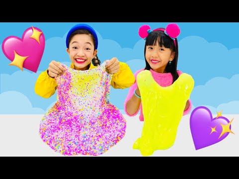 Rachel and Kaycee Play Giant Slime, Count with SLIME | RACHEL WONDERLAND thumbnail
