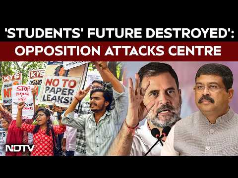 NEET Paper Leak | Rahul Gandhi, Opposition Demand Education Minister's Resignation thumbnail