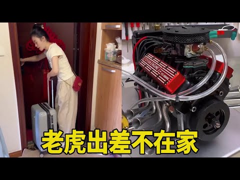 老虎出差不在家，到了个新的发动机，装起来可太快乐了！ 【男人的快乐老丁】 thumbnail
