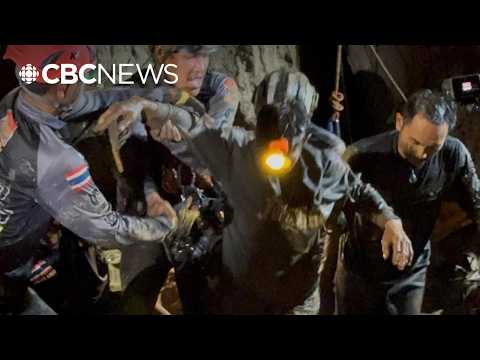 Dramatic video shows 1st survivor rescued from flooded Laos cave thumbnail