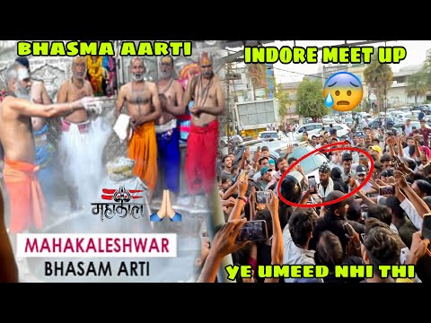 Raat ke 3 bje Bhasma Aarti? Rongte khade ho gye? Indore Meet up ne puri Road jaam kardi ? thumbnail