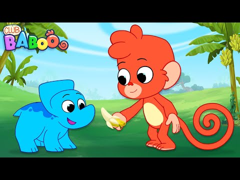 Banana Dinosaur! Yummy these bananas are tasty! | Learn Dinosaur Names with Club Baboo thumbnail