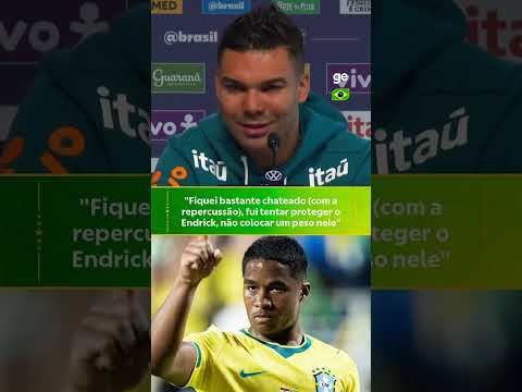 "A GENTE TEM QUE DEIXAR O ENDRICK SOLTO” CASEMIRO SOBRE A POLÊMICA ENVOLVENDO DECLARAÇÕES | ge.globo thumbnail