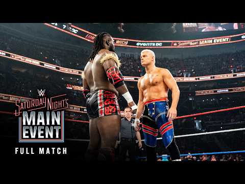 FULL MATCH: Cody Rhodes vs. Oba Femi: Saturday Night’s Main Event, Dec. 13, 2025 thumbnail