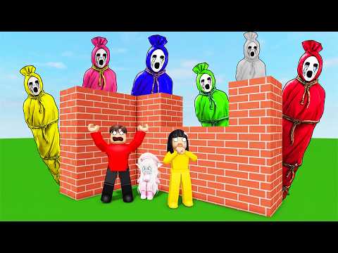 Yuta Mio Buat Benteng Aman Dari Pasukan Hantu Pocong Warna Warni | ROBLOX thumbnail