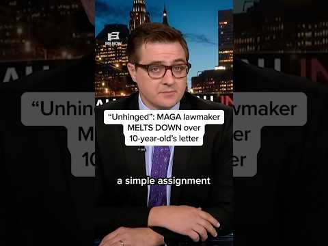 ‘Unhinged’: MAGA lawmaker MELTS DOWN over 10-year-old’s letter thumbnail