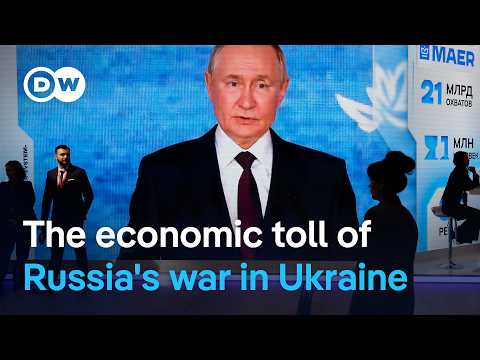 Putin hosts economic forum as Ukraine war rages | DW News thumbnail