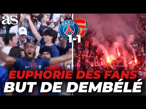 Les fans du PSG EXPLOSE de JOIE après le PENALTY DE DEMBÉLÉ | PSG 1 - ARSENAL thumbnail