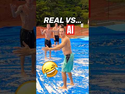 REAL VS AI COMPILATION 😂 thumbnail