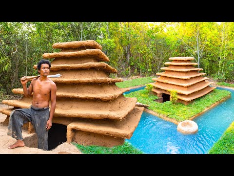 How to Build The Most Amazing Underground House with Around Swimming Pool thumbnail