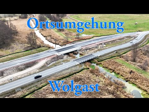 Neubau Ortsumgehung Wolgast | Freigabe erster Verkehrsabschnitt neue Ziesebrücke 16.12.2024 thumbnail