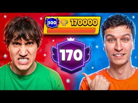 АПНУЛ 170К БЫСТРЕЕ АЛЕКЗЗА И ОН СГОРЕЛ..😱 ПУШ 500К КУБКОВ В БРАВЛ СТАРС! 🏆 thumbnail
