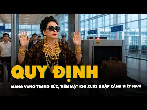 Quy định mang vàng trang sức và tiền mặt khi xuất nhập cảnh Việt Nam mới nhất 2026 thumbnail