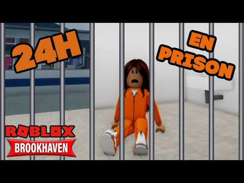 24H EN PRISON avec Lena BROOKHAVEN RP roleplay Histoire Mini film Story ROBLOX Fr thumbnail