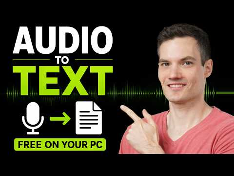 How to Transcribe Audio to Text for Free on Your PC thumbnail