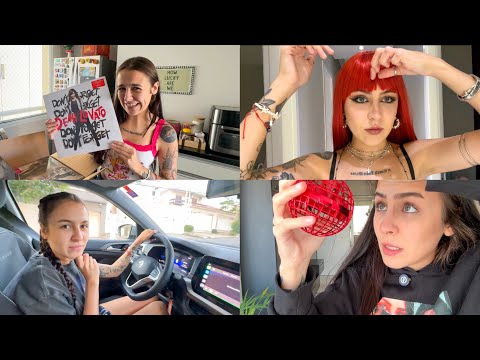 aprendendo a dirigir, cortando o cabelo e organização.. vlog thumbnail