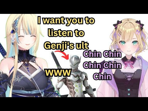 Aizawa Ema laughing at Overwatch Genji's ult【VSPO】 thumbnail