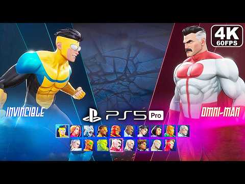 Invincible VS Gameplay All Characters thumbnail