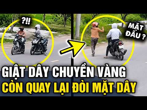 Thanh niên GIẬT DÂY CHUYỀN bỏ đi rồi bất ngờ quay lại bắt nạn nhân ĐƯA NỐT MẶT DÂY | Tin 3 Phút thumbnail